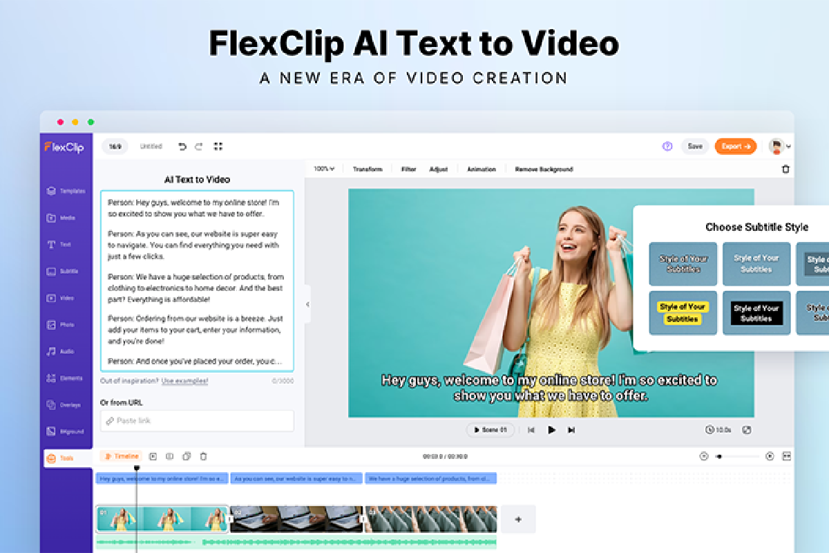 FlexClip Launches AI Tools for Enhanced Video Creation and Editing